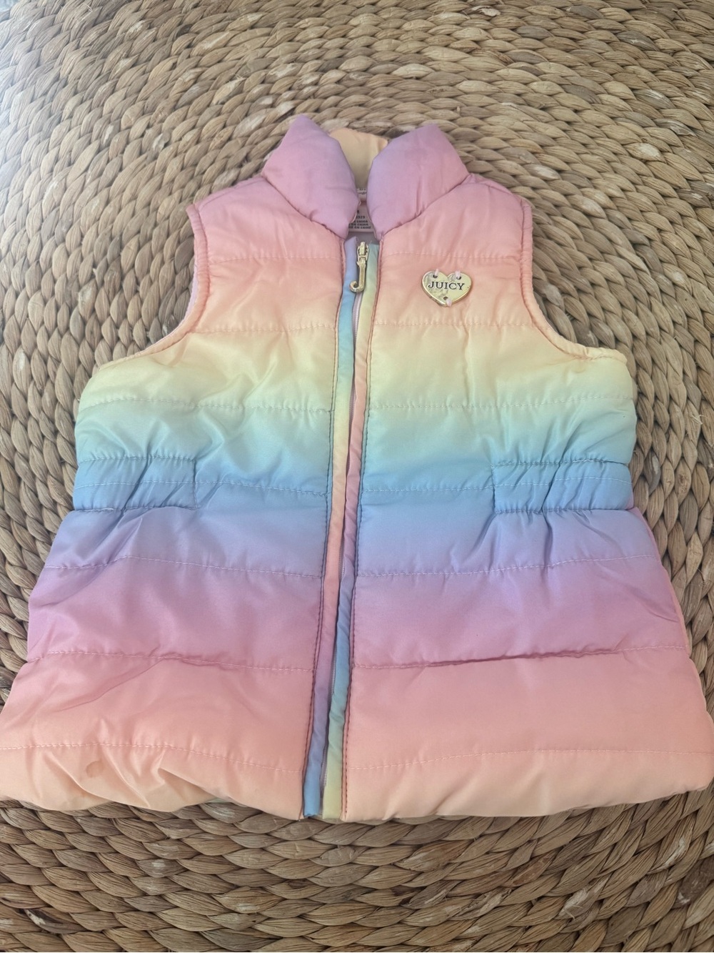 Juicy Couture Puffer Vest  Baby Girls Sz 12 Months